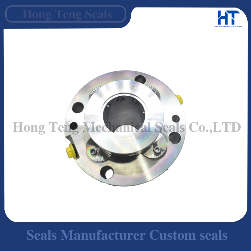 Type 586 cartridge mechanical seal front view for replacement identification