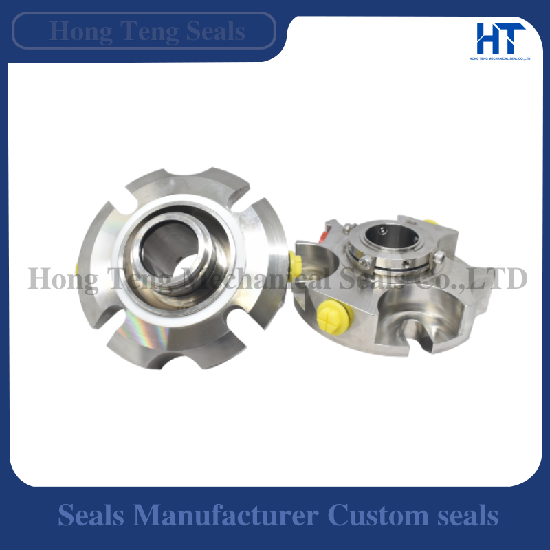 5610Q Cartridge Seal side view showing spring, seal faces and metal parts